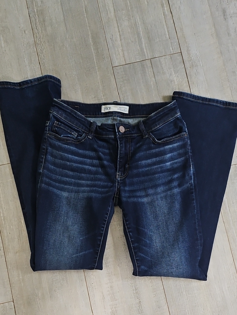 BKE Women's Boot Cut Jeans in Dark Indigo Wash